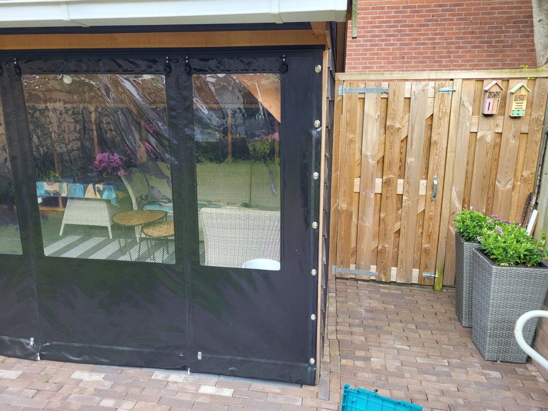 Dubbele baan met deur